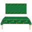 Nappe jetable à carreaux vert St. Patrick's Day