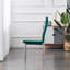 Hannahs White Marble Effect Dining Table With 4 Monza Velvet Chairs-483915244