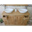 Egan 1230mm Double Bathroom Vanity with Vessel Ceramic Basin