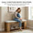 47-Inch Long Upholstered Entryway Bench
