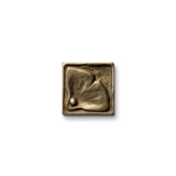 Moon Blossom 1" x 1" Metal Decorative Tile Insert