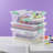 Sterilite Deep Clip Box, Stackable Small Storage Latch Lid Bin, Container Organizes Paper, Office