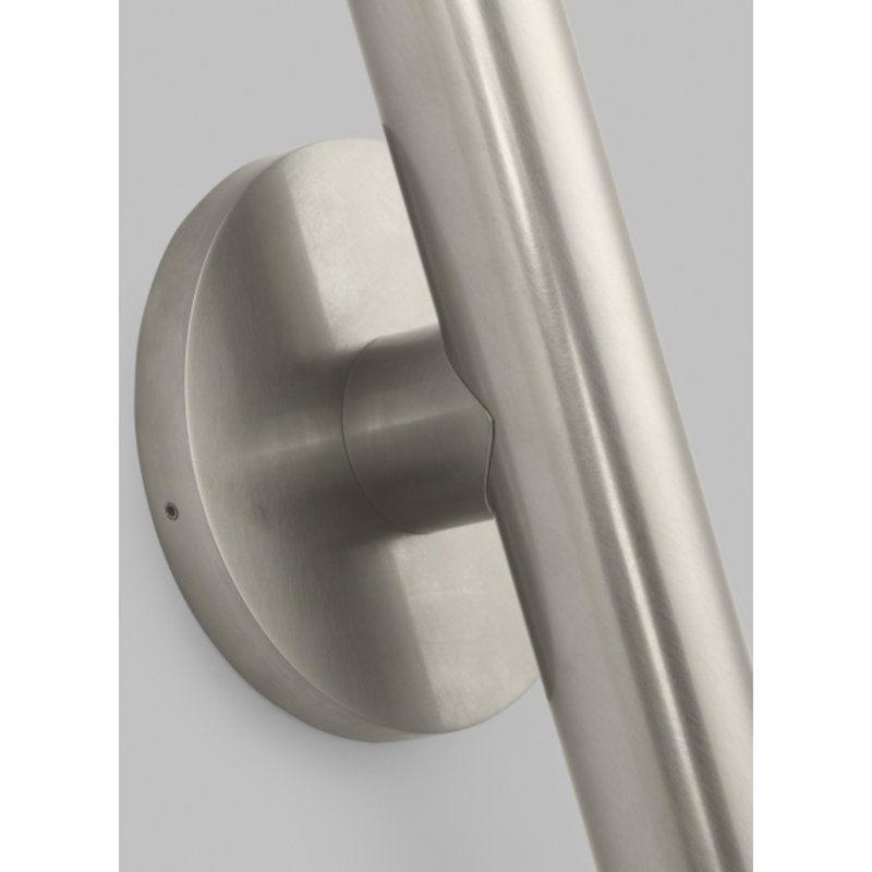 Ebell 1 - Light LED Armed Sconce, Antique Nickel