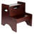 Wildkin Two-Step Wooden Stool for Adults & Kids – Kitchen, Bathroom, Potty Training, Lightweight with Handles - Espresso-19171708