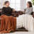 Round Pearl Textured Super Soft Throw-1802025064