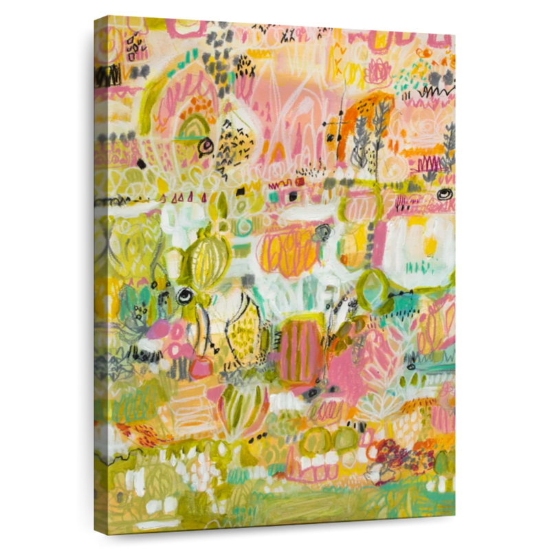 Avery Boho Garden I, 51" H x 34" W