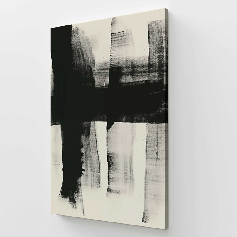 Toile roulée gris anthracite Whisper II, Stretched Canvas, 72" H x 48" W x 1.25" D