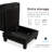 Luka Square Chenille Storage Ottoman-17164336