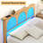 Bed Frame with Natural Rattan Headboard, Platform Bed Frame with Storage Headboard, Mattress Foundation, Noise-Free, No Box Spring Needed-694326960