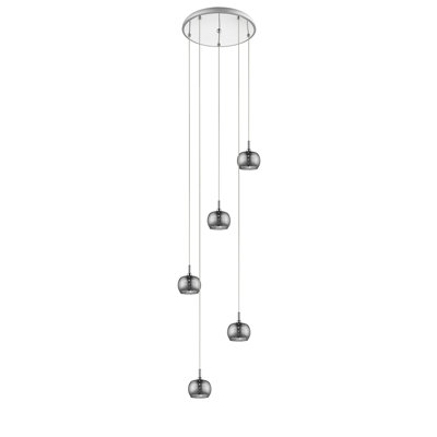 Bia 5 - Light Chrome Cluster Pendant