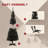 5ft Slim Xmas Tree with Plastic Stand
