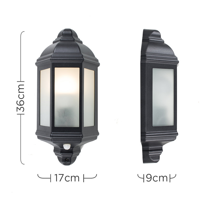 Mattie Outdoor Flush Mount, 6500K, Yes, Black