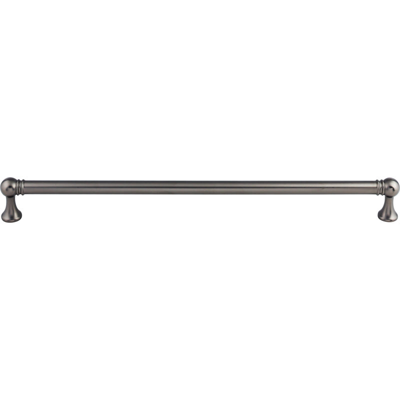 Kara Bar Pull, Ash Gray, 12"
