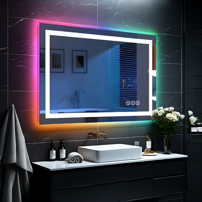 Miroir de salle de bain Lunara, 20 po x 28 po, Rectangulaire