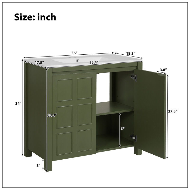 Vanities For Bathroom, Olive Green