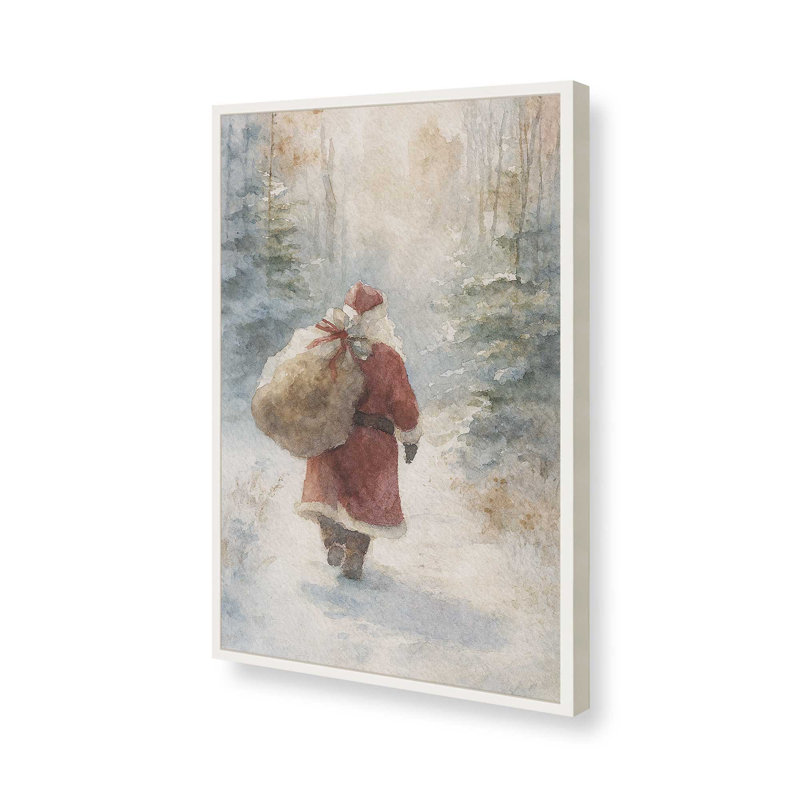 «Winter’s Journey», reproduction d'art, 16 po x 20 po, Blanc opaque
