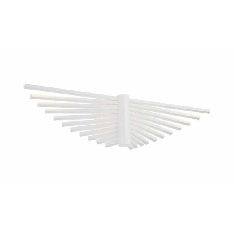 Seraph 1 Light 24.5" Sconce, White