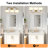 23.66" W 3-Light Dimmable Vanity Light with Opal Glass-1750470570-1757382259-1757382260