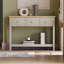Beacsfield 3 Drawer Console Table Slim Hallway & Living Room Furniture Shaker Style-107197536