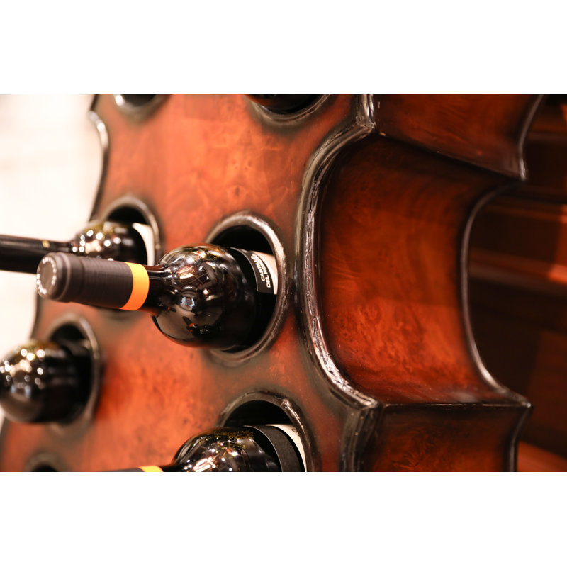 Hok Floor Wine Bottle Rack in Brown