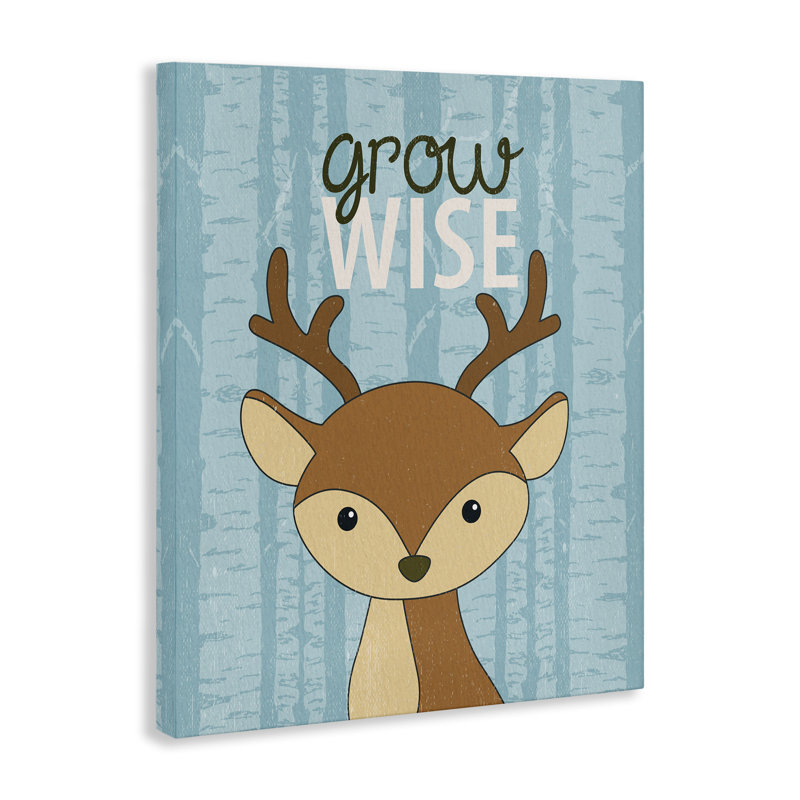 «Grow Wise with Deer Canvas», conception par Kim Allen, H 20 po x l 16 po