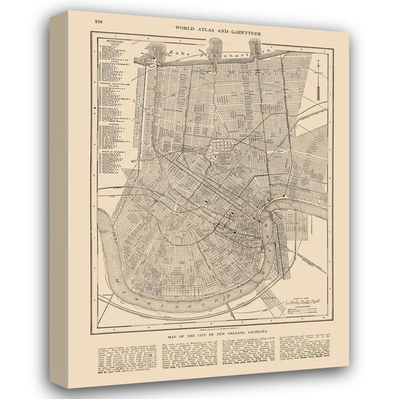 Art sur toile tendue par Williston Forge Reynold Gallery: New Orleans Louisiana, Reynold