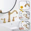 2-handle Bathroom Faucet with Drain Assembly-79721070