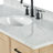Flynt 55'' Single Bathroom Vanity with Carrara Marble Top-64627197
