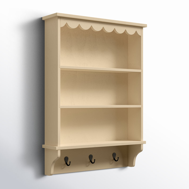 Edan 3 Hook Wall Rack, Natural