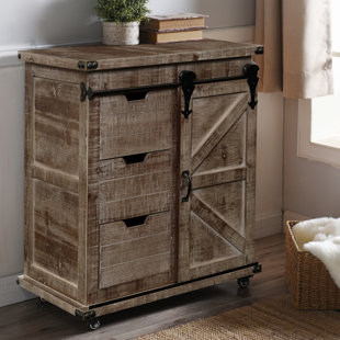 Small Cabinet Compact Rustic Wood Cupboard with 1 Door 3-Drawer - China  Metal Cupboard, Metal Cabinets Cupboard