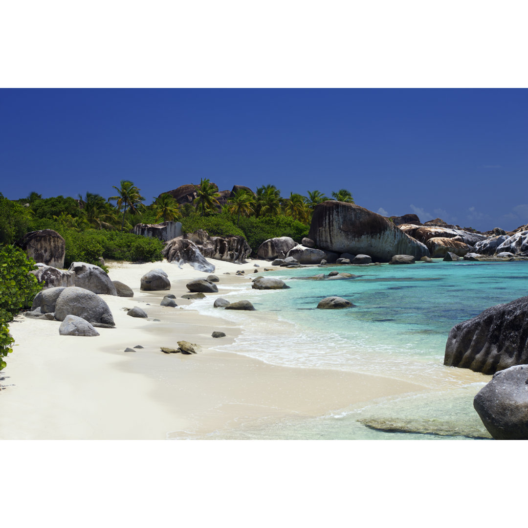 The Baths Beautiful Beach In Virgin Gorda von Cdwheatley - Kunstdrucke