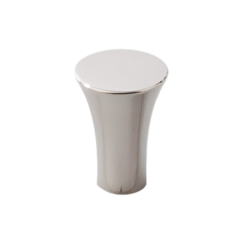 Tapered 3/4" Diameter Round Knob, Polished Stainless Steel