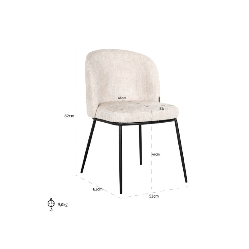 Elvi Upholstered Dining Chair