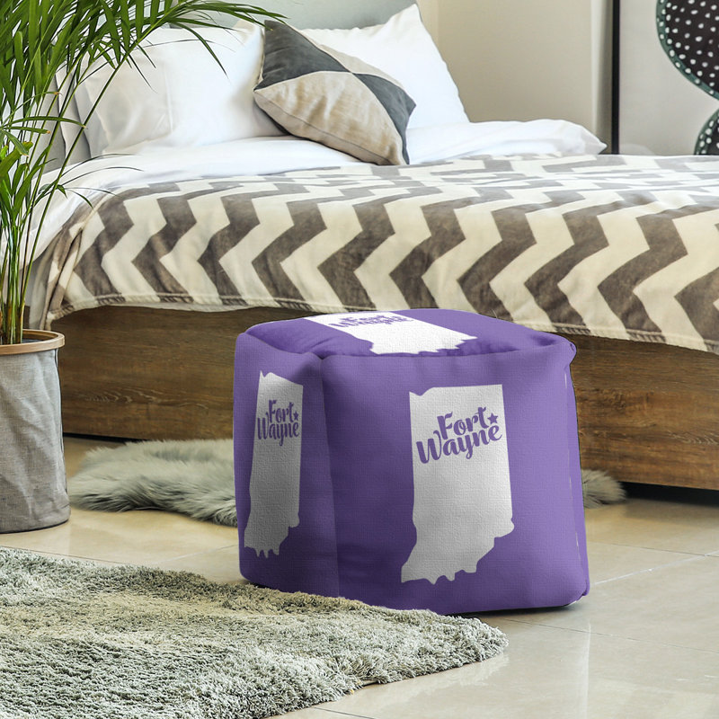 Repose-pieds cubique fort wayne indiana, Mauve