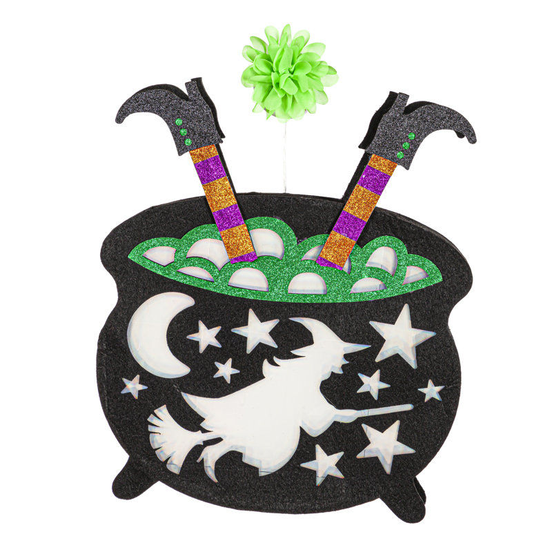 Décoration de fenêtre 3D Witch Cauldron