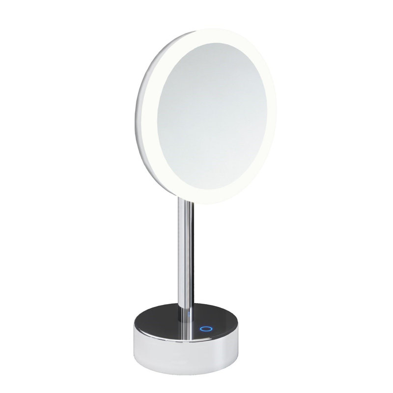 Dauntay Concave Mirror, Light Gray