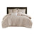 7 PCS Queen Comforter Set Beige-130217762