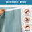 French Door Curtains Linen Textured Privacy Door Blinds Kitchen Window Curtains Waterproof Room Darkening Curtains for Glass Door Tie Up Shade, 1 Panel-945136276-945136281