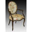 Upholstered Arm Chair in Beige