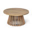 Table basse d'extérieur en bois pour patio-1073801296