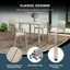 Ensemble repas carré pour 4 personnes-1405510746