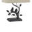22" Bronze Resin Table Lamp With Birds And Rectangle Linen Shade-915767773-915767774