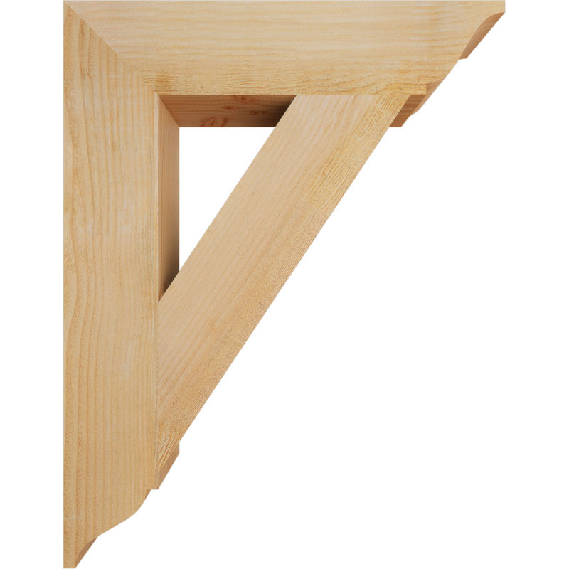 Support traditionnel, H 36 po x l 6 po x P 28 po, Douglas (sciage brut)