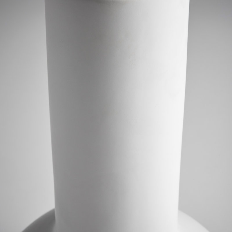 Purezza Ceramic / Porcelain Table Vase, 12.5" H x 9.75" W x 9.75" D