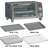 BLACK+DECKER 4-Slice Crisp N Bake Air Fry Toaster Oven, TO1787SS, 5 Cooking Functions, 30 Minute Timer, Stainless Steel
