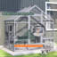 Grande enceinte extérieure Catio avec 7 plateformes à 2 niveaux et 2 boîtes de repos de qualité supérieure
