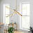 Burcker Aluminum Dimmable LED Modern Linear Chandelier-70693019-102743058