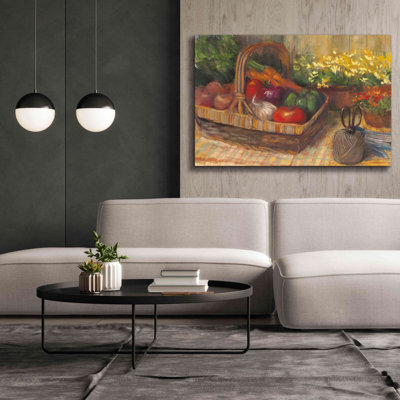 «Glynnis Summer Produce On Canvas» par Carol Rowan, reproduction