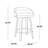Laurenzio Fixed-Height Bar & Counter Stools with Bent Wood Legs & Round Footrest (Set of 2)-1714241087-1714241081-1714241082