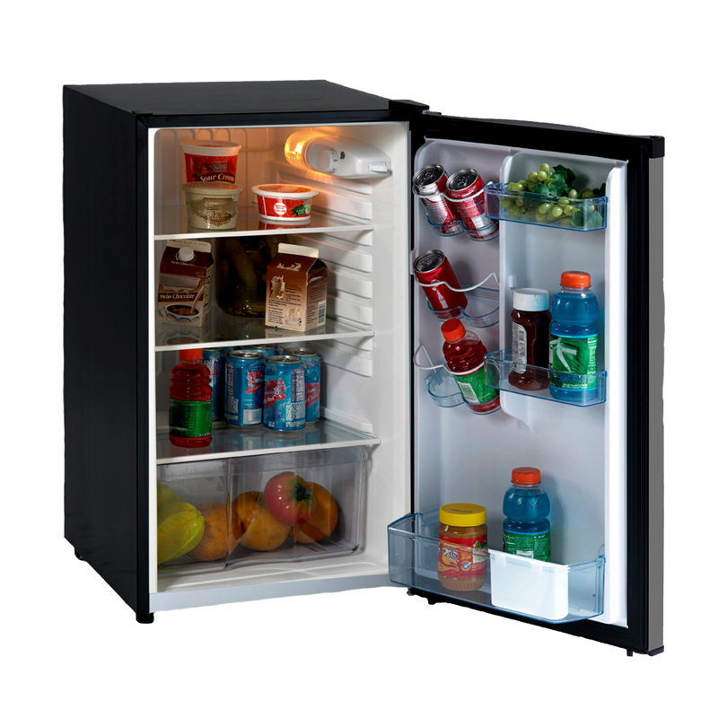 Avanti 4.4 cu. ft. Compact Refrigerator, Silver